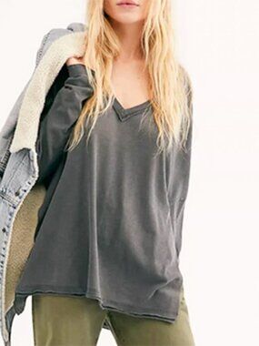 We the Free People ON MY MIND V-neck Top